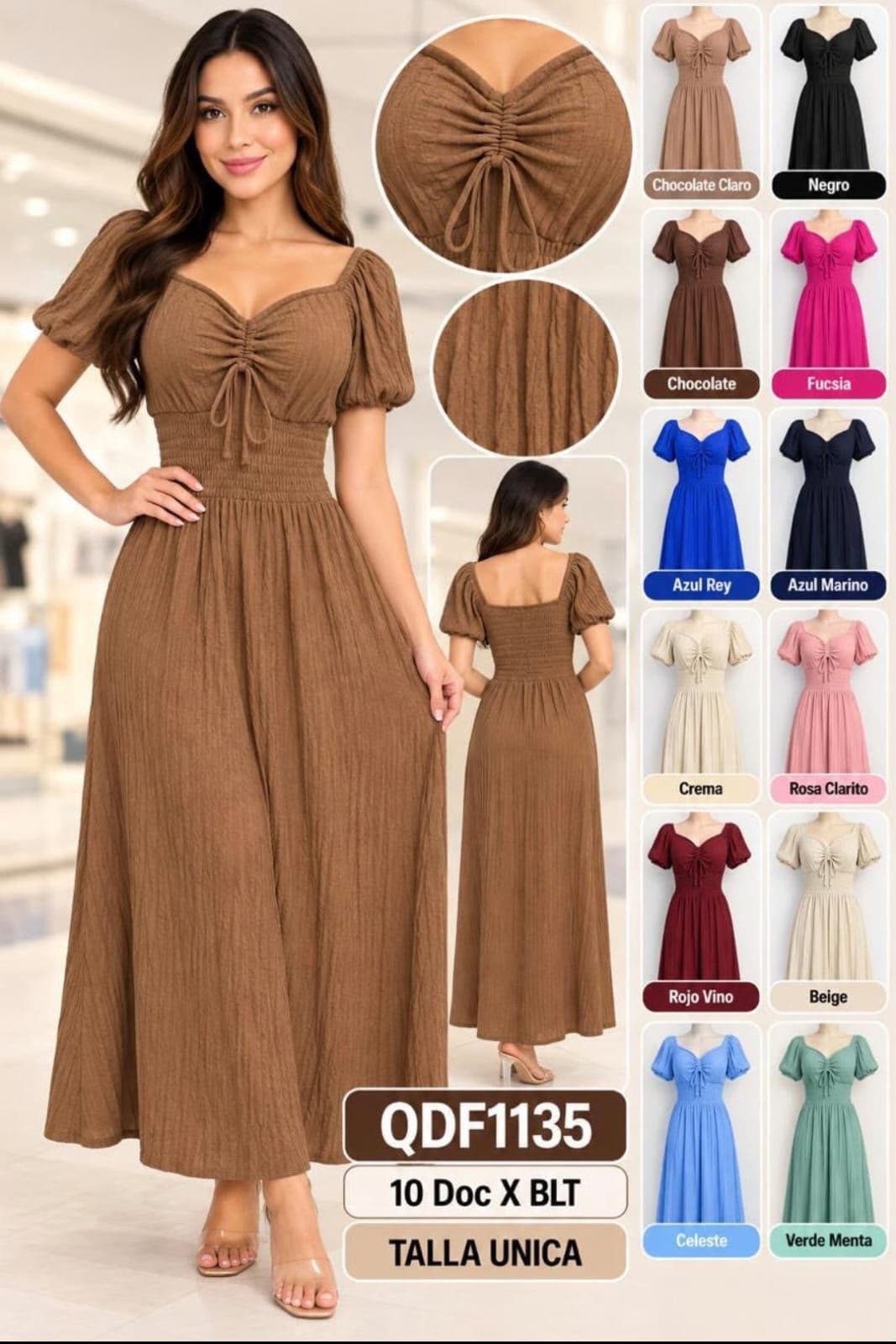 Vestido largo QDF1135
